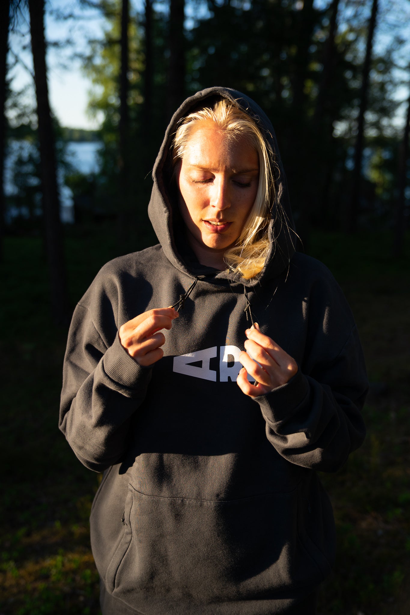 Product photo of ARK TRIBE Premium Cotton Hoodie Archipelago Proven Black